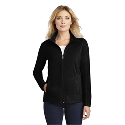 L223 - Ladies Microfleece Jacket-Black