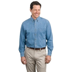 S600 - Mens Long Sleeve Denim Shirt