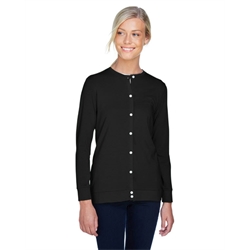 DP181W - Ladies Perfect Fit Ribbon Cardigan-Black