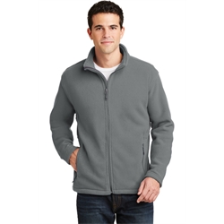 F217 - Mens Fleece Jacket-Deep Smoke