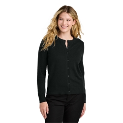 LSW2870 - Easy Care Crewneck Cardigan Sweater
