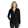 L223 - Ladies Microfleece Jacket-Black