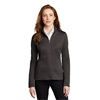 L249 - Port Authority Ladies Diamond Heather Fleece Full-Zip Jacket - Dark Charc